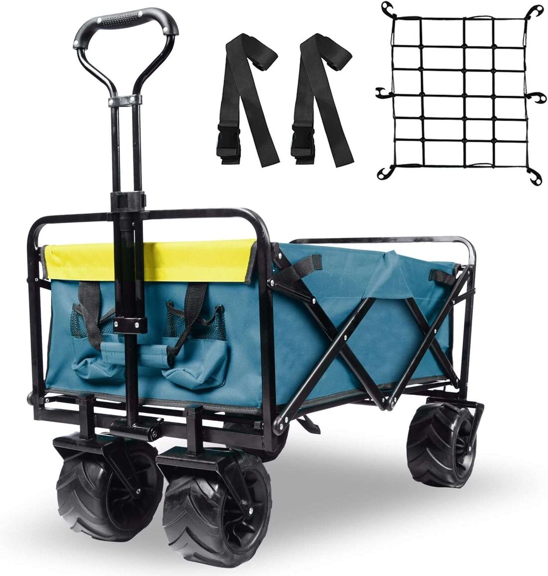 Handcart used to transport garbage to the recycling zone