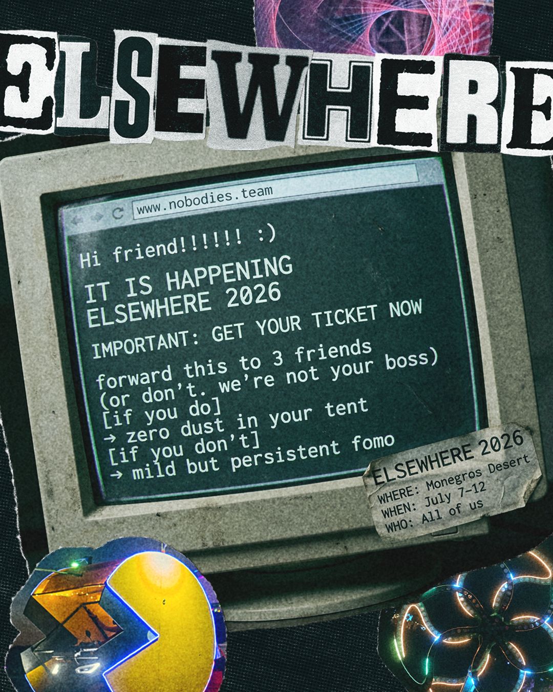 Elsewhere 2026 — forward this to your friends!